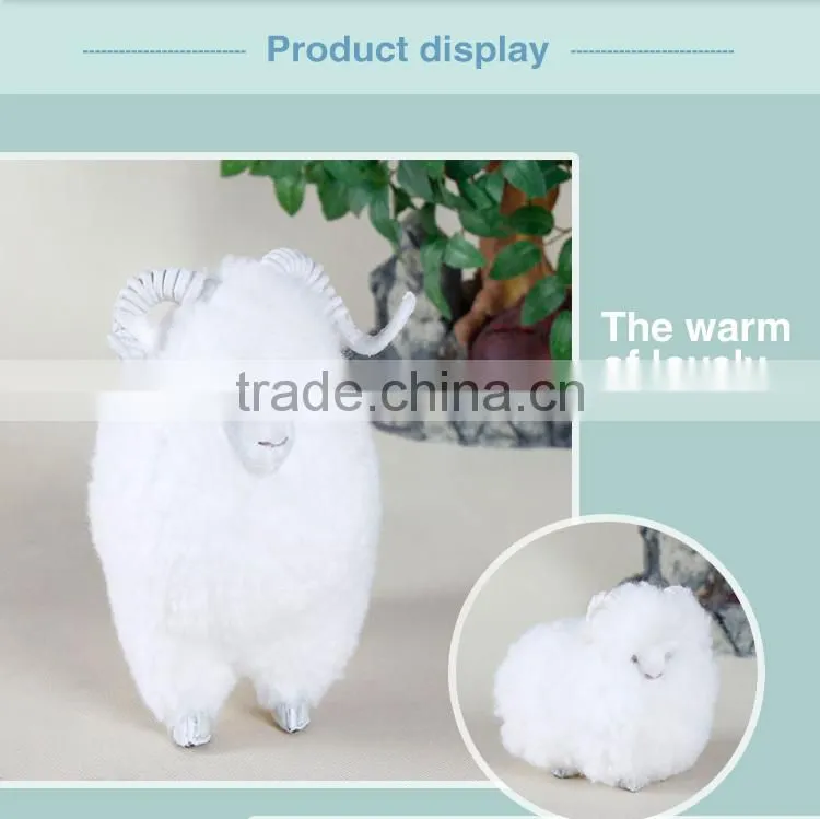 Realistic Taxidermy Replica life sized tiny sheep gifts