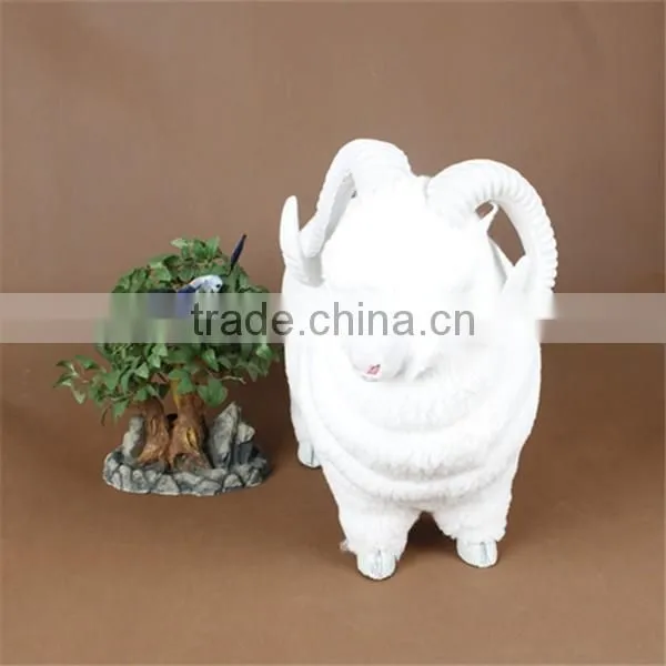 Custom handmade plastic farm animals figurines sheep toys for christmas