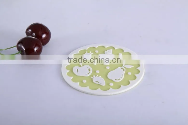 ecofriendly plastic 3d silicone beer coaster