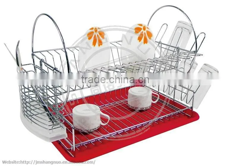Multi-Function Cutlery Holding Rack with Plastic Tray