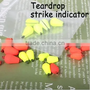 Tear drop fly fishing strike indicator