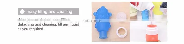 Silicone Approved By air Silicone Squeezable Travel Tubes
