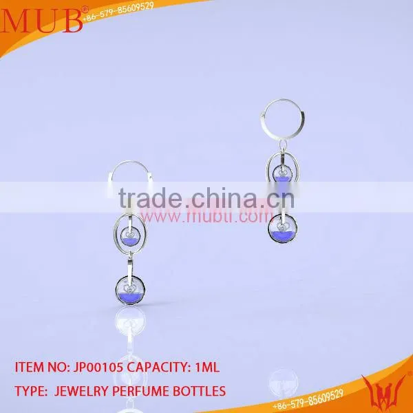 2014 Unique fashion jewelry perfume earrings