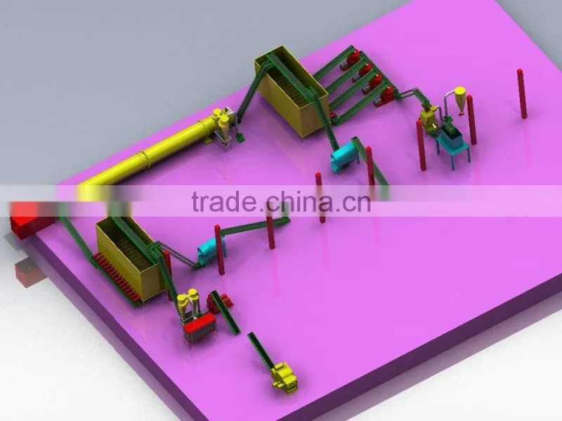 olive pomace olive waste dryer machine