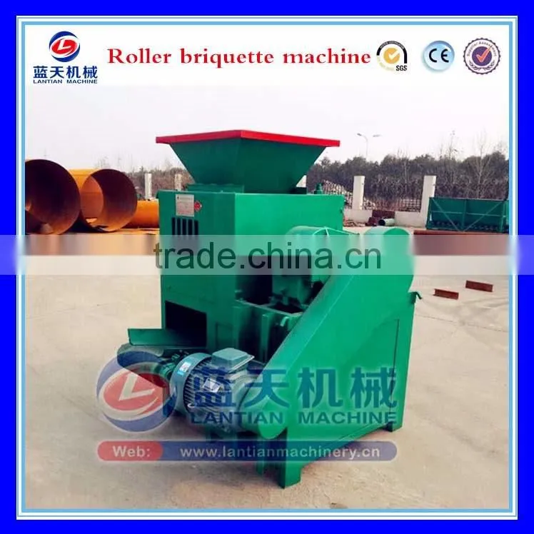 High Pressure 2 Rollers Mechanical Charcoal Ball Press Machine For South Africa