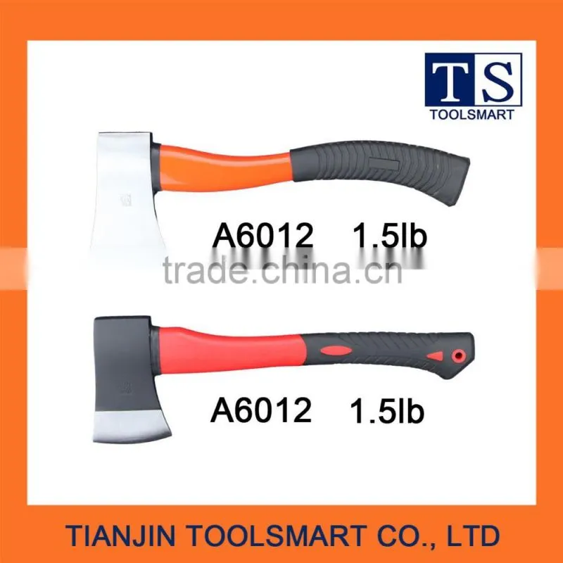 Steel Felling AXES and hatchet A6011 with wooden handle on sale