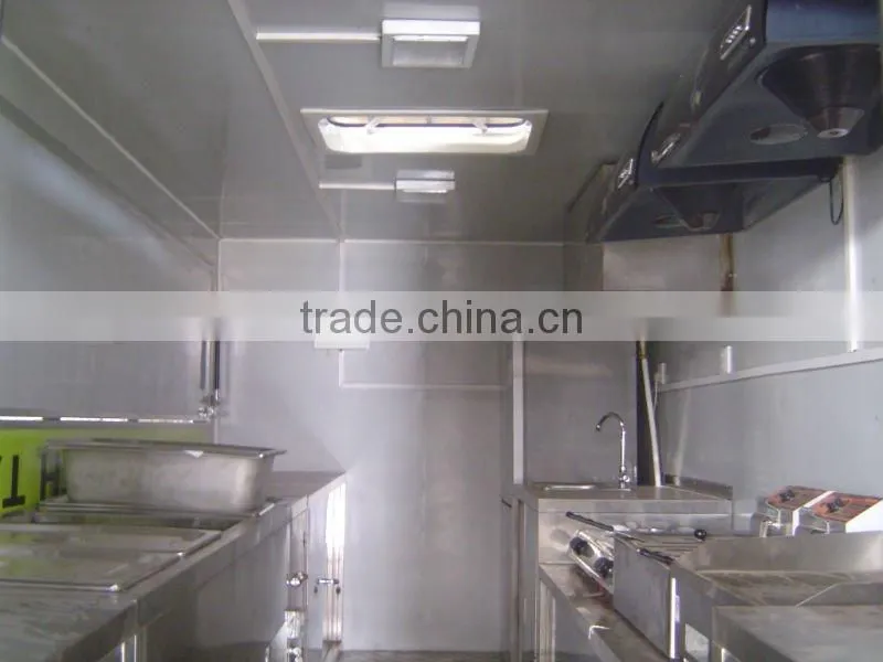 Catering trailer Mobile Kitchen truck trailer fast food trailer