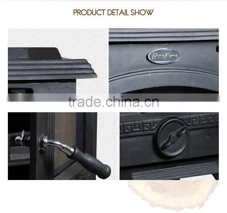 New Product Cast Iron Wood Burning Stoves/Fireplace for Home Heating DHF517B