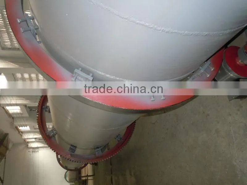 industrial hot air flow sawdust rotary dryer