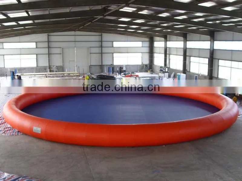 2013 CE certificate PVC tarpaulin giant inflatable folding pool