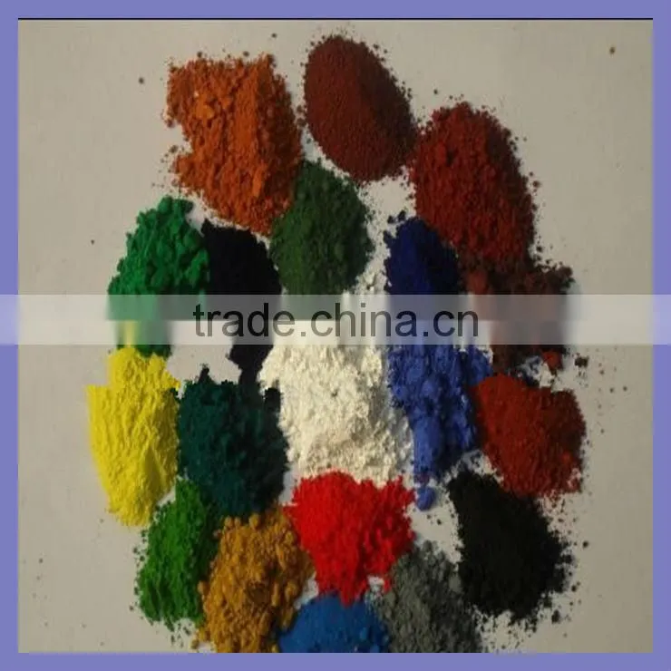 Best price!! Iron oxide red 110 130 190 pigments for traffic paint/concrete tile/paver brick