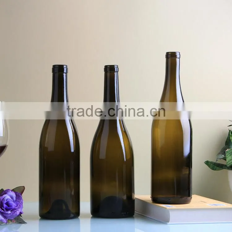 Hot stomping wholesale new weight empty wine bottle my orders with alibaba