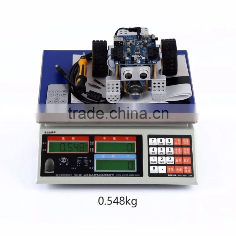 New Arrival Creative DIY Smart Toy Robot Car, Intelligent Programmable Early Educational 2 Wheel Robot Kit Toy Car For Children
