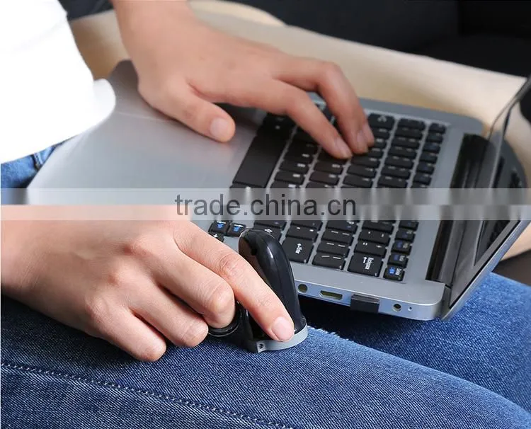 360 Degree Wireless 2.4G Bluetooth 3D Finger Mouse, Rechargeable 1600DPI Wireless Ring Mouse