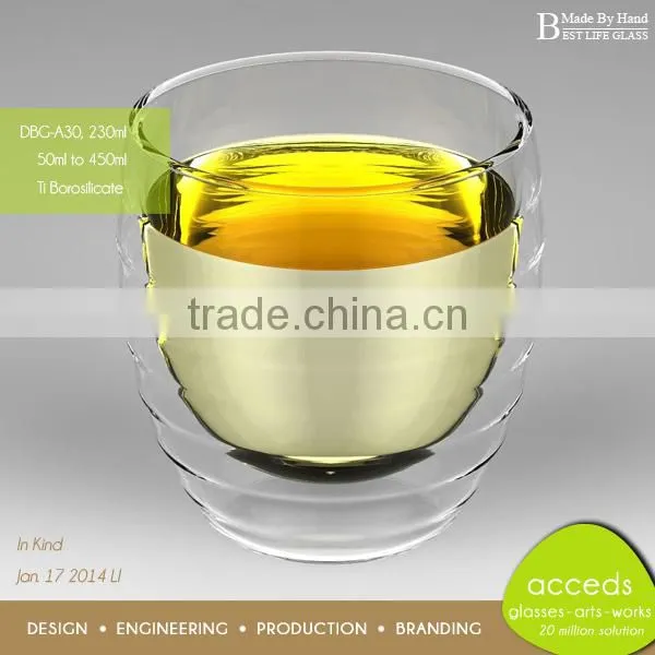 Wholesale Handmade Pyrex 10oz Glass Tumbler