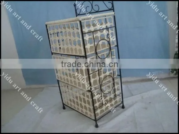 hot sale metal frame storage cabinets with paper baskets for sale