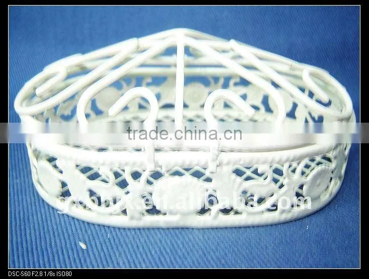 Creamywhite wire storage pretty storage boxes
