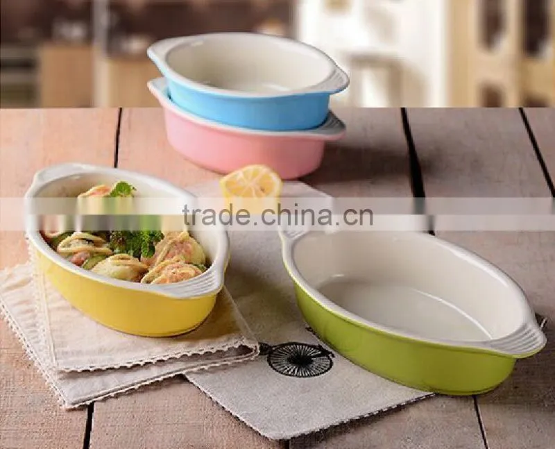 2016 hot sale ceramic bakeware,ceramic baking beansceramic baking tray