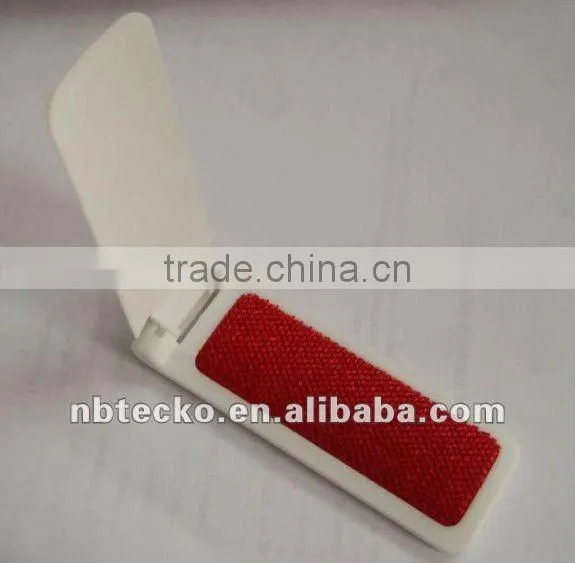 Plastic foldable travel lint remover pocket clothes lint brush