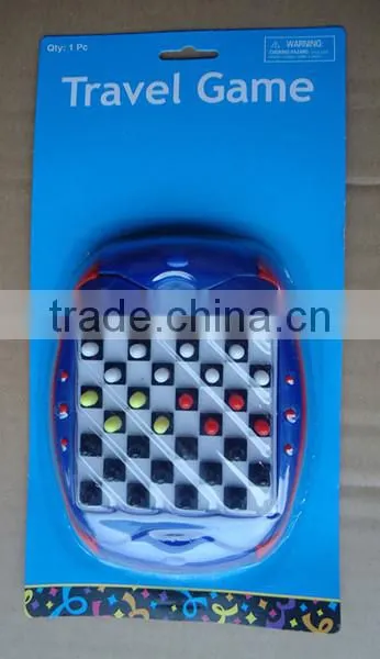Hot selling Mini plastic draughts travel game