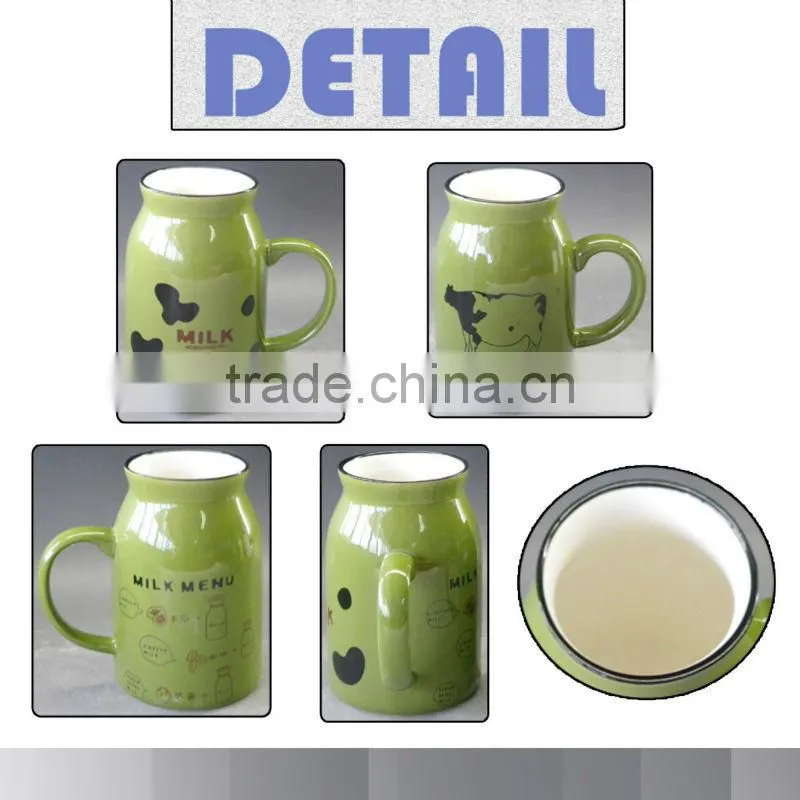 Customized High Quality Milk Breakfast Ceraimc Cup