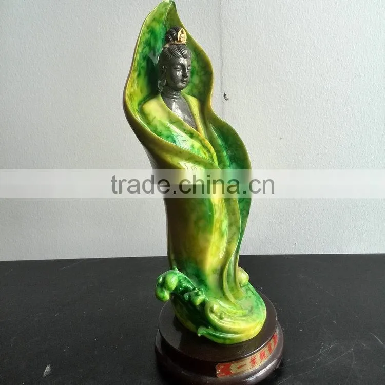 Resin leaf decoration