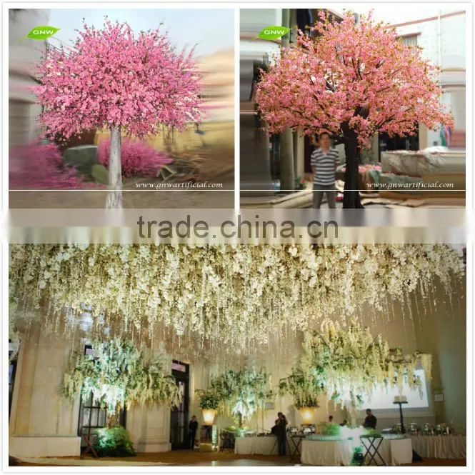 BTR150 GNW 12ft white artificial magnolia flower trees decorative tree wedding wish tree for wedding decorations