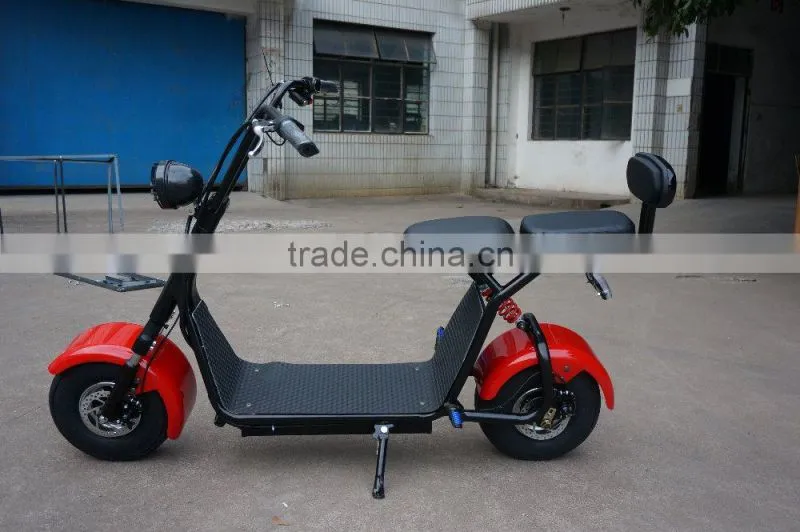 2 seat electric scooter with big wheels citycoco