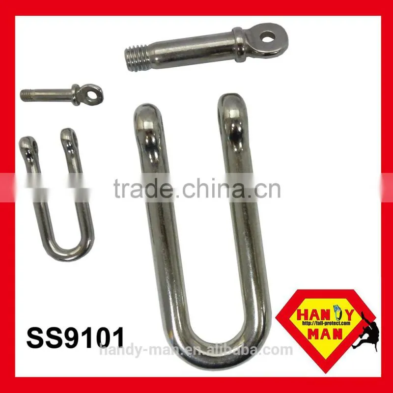 Marine Hardware Stainless Steel Long Type D Shackles