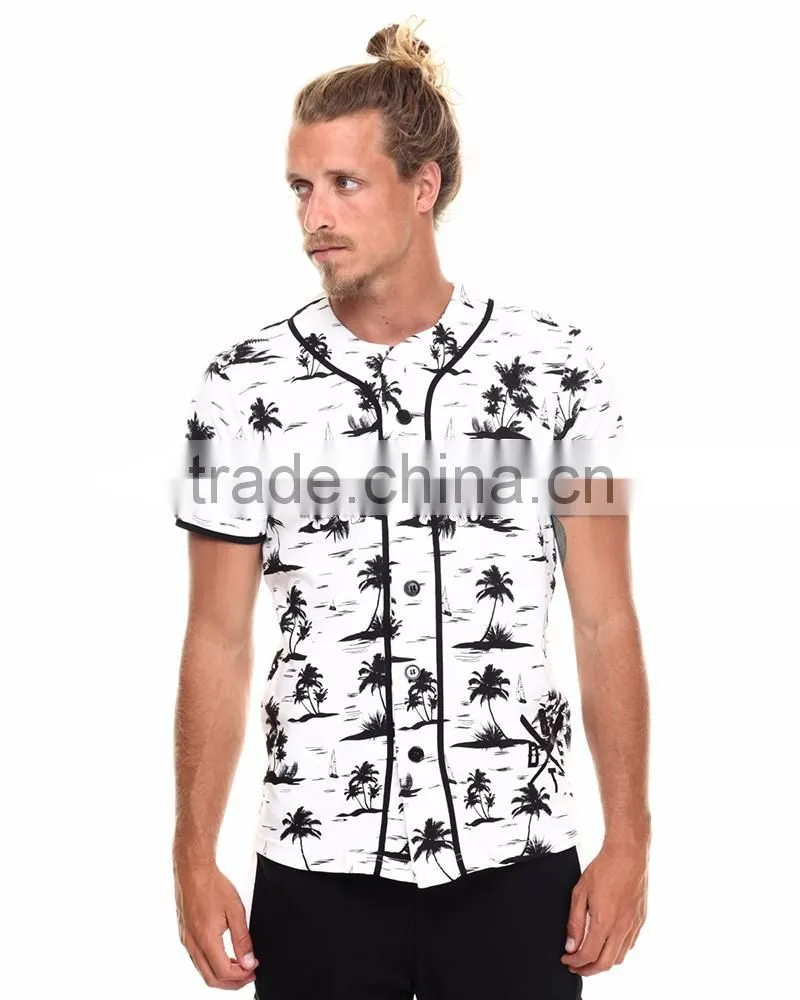 fashion mens custom sublimation camo baseball jerseys