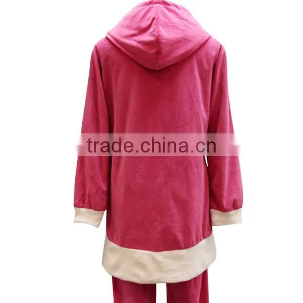 best selling cute winter velour women minion pajamas