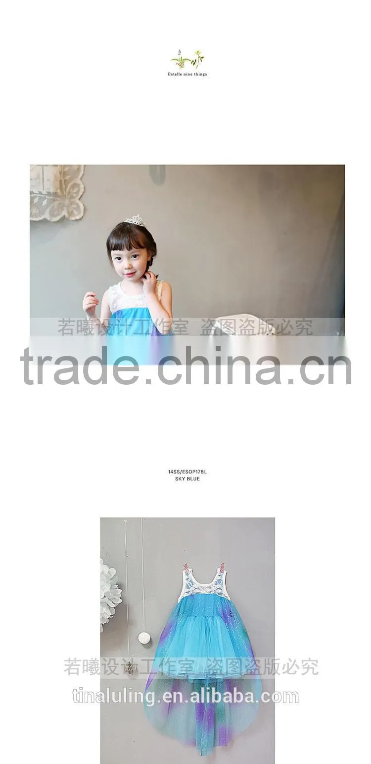 fashion kids ball gown dresses new girls dress for 3-8 years tutu dress