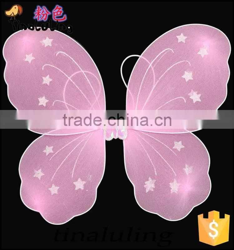 wholesale factory directly girls single cheap angle fairy wings for party decorations