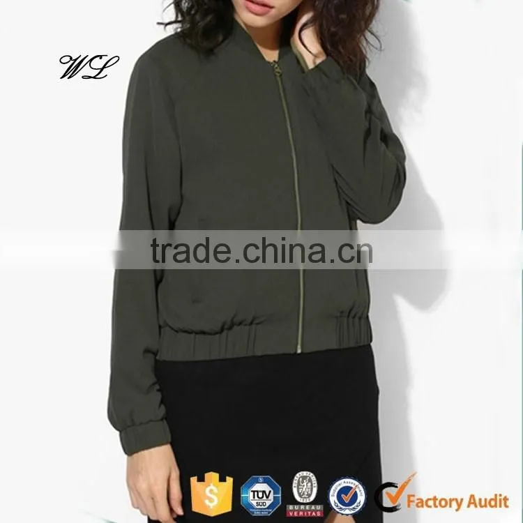 2017 Woman Latest Bomber Jacket Satin Varsity Jackets Woman Clothes Woman Jacket