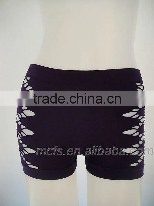 Straps hollow out elastic camisole sexy seamless women's underwear women