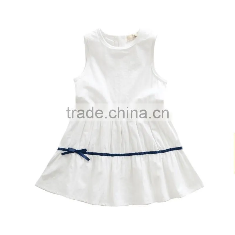 Direct Clothes Factory International Wholesale Custom Girls Casual Summer Skirt Sleeveless 1PC Quality Clothing