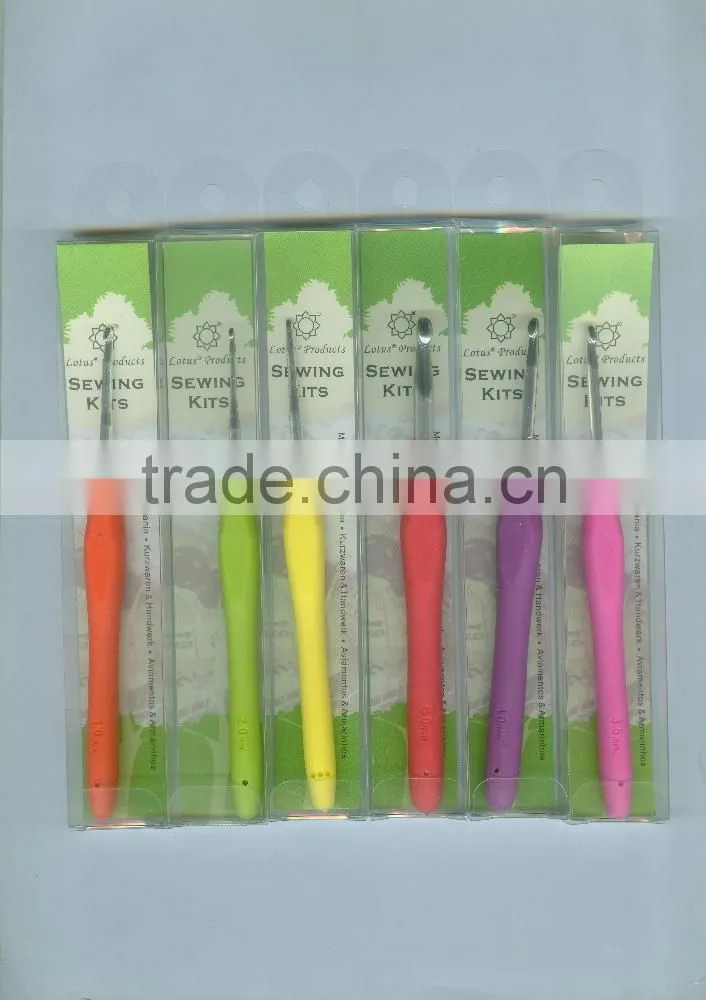 Blister Card Soft Rubber Alu & Iron Crochet Hook