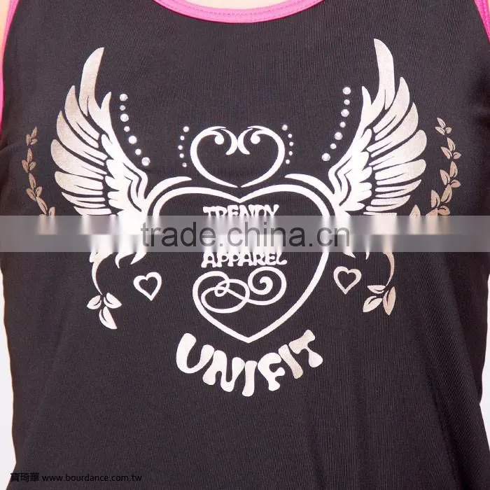 MIT Women wing pattern racerback gym wear