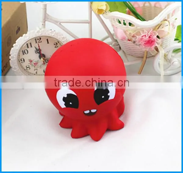 America hot selling kawaii slow rising squishy octopus toys for stress release
