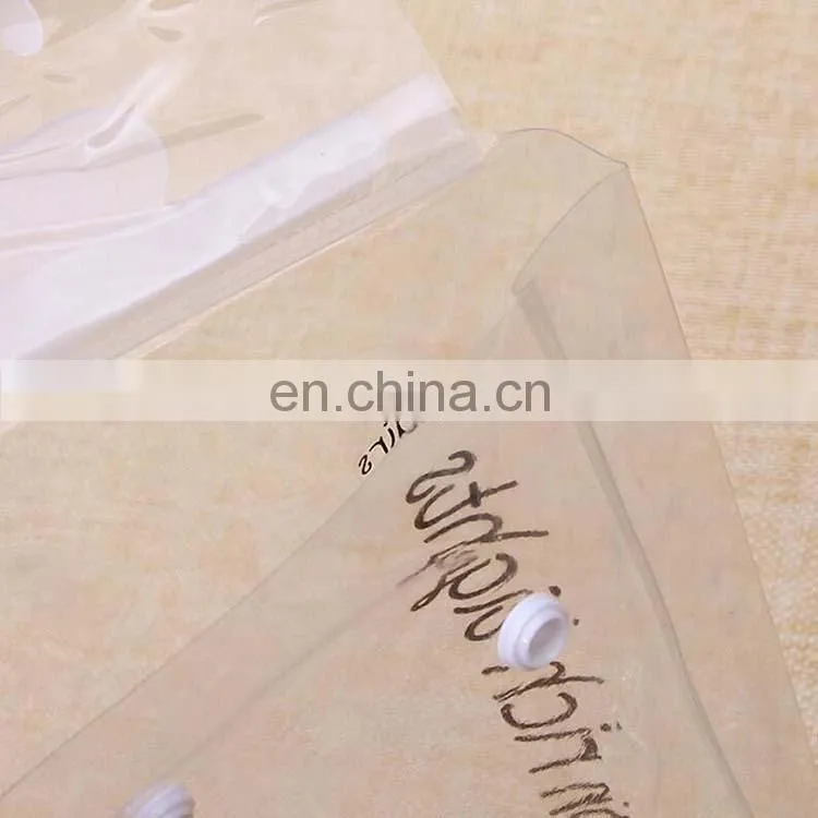 Cheap Price transparent high quality fashion flat bottom plastic pvc bag underwear/sockes/cloth packaging bag with hanger