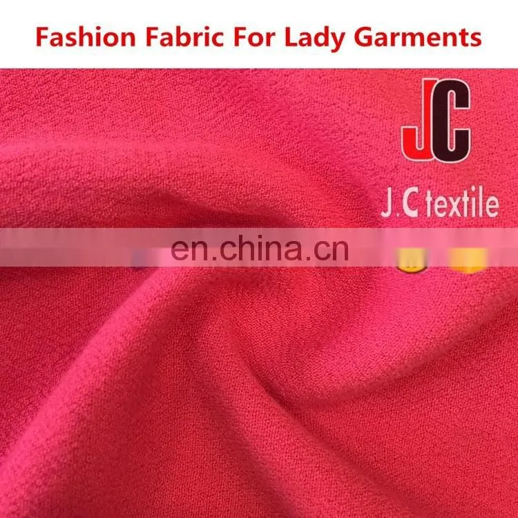 B2711 JC wholesale textile high quality soft 100% rayon crepe challis fabric