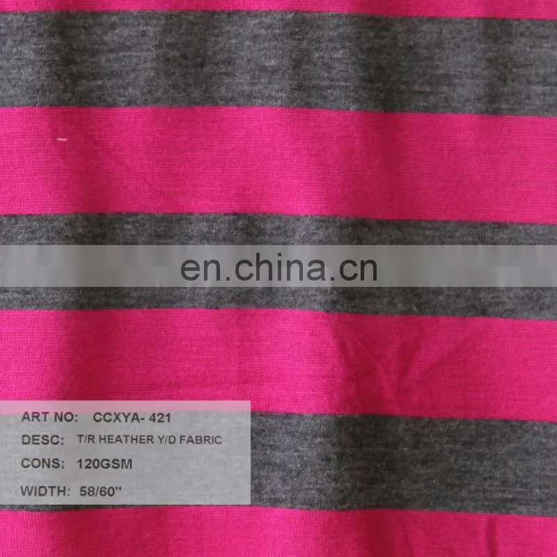 Wholesale T/R knit fabric,T/R heather Y/D fabric,jersey knit fabric