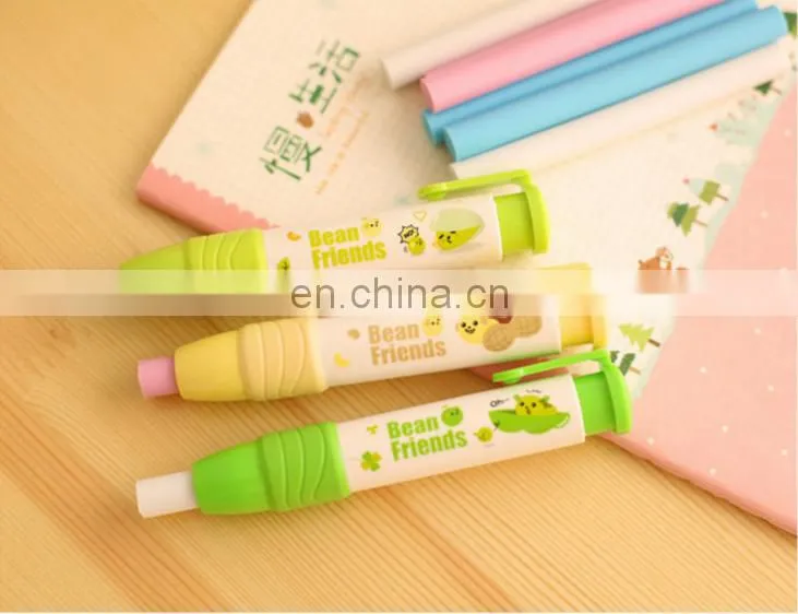 Retractable Eraser Bundle with 2-Pack Refill