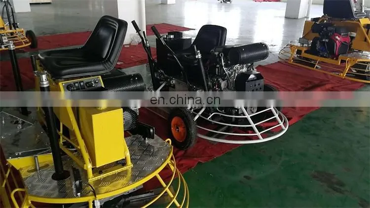 power floating machine for smoothing concrete surface