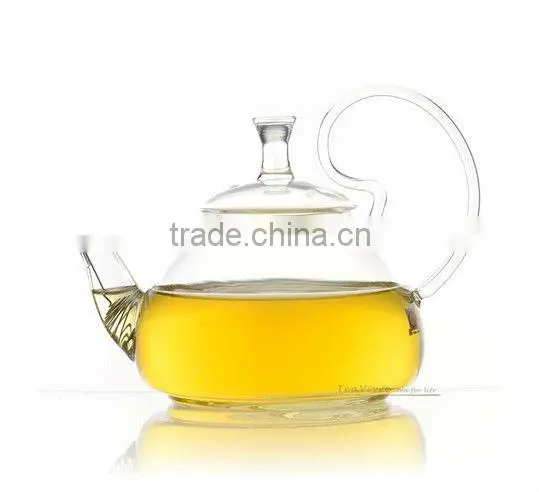 handmade 600ml glass teapot