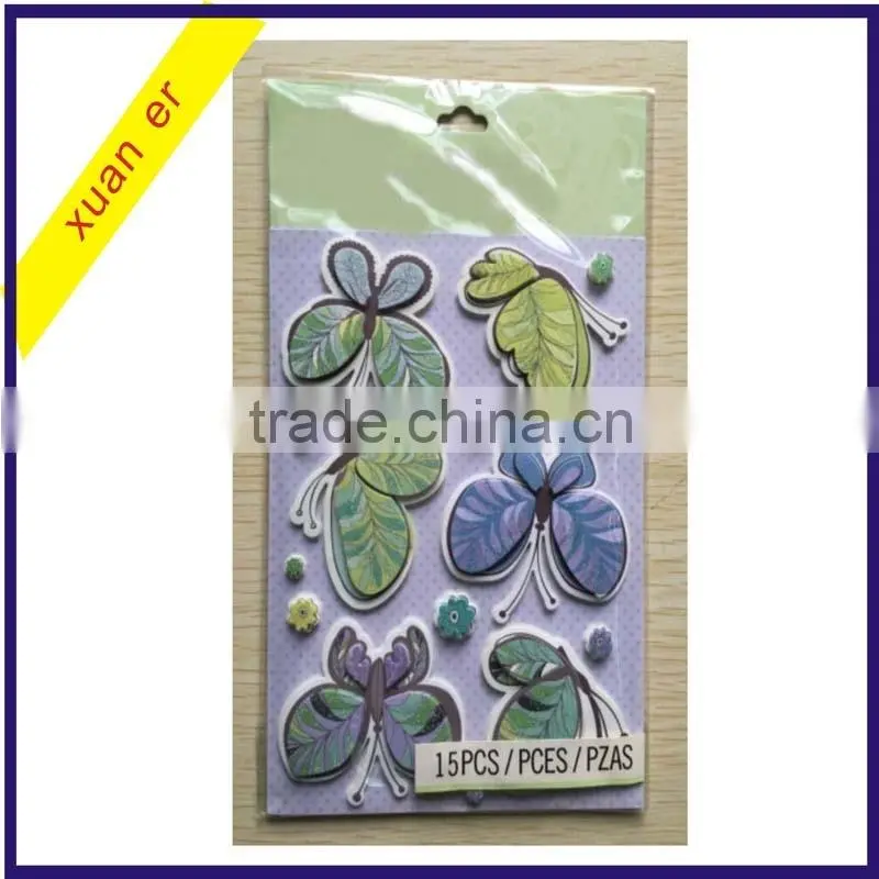 Wholesale wallpaper decor custom handmade 3d paper sticker