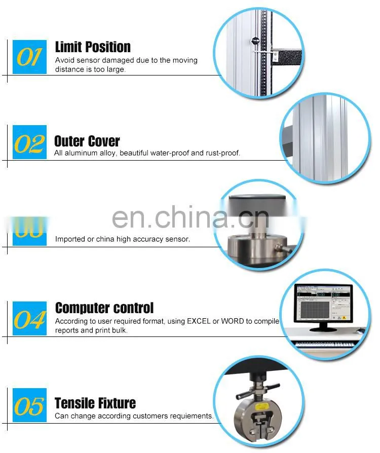 WDW-20 20kN Electronic Universal Tensile Strength Testing Machine
