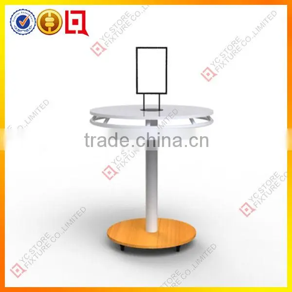 Fashion new design useful metal rotating clothes plastic display stand