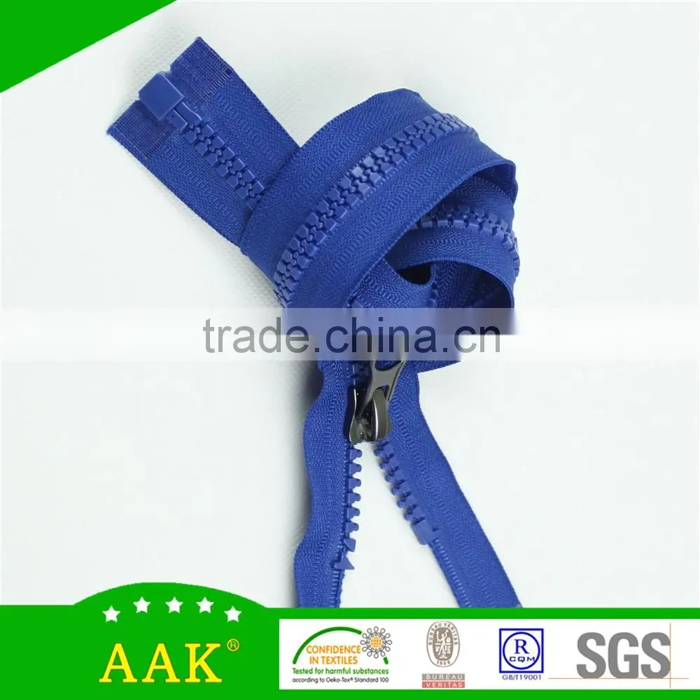 5#Delrin open end multi-color zipper