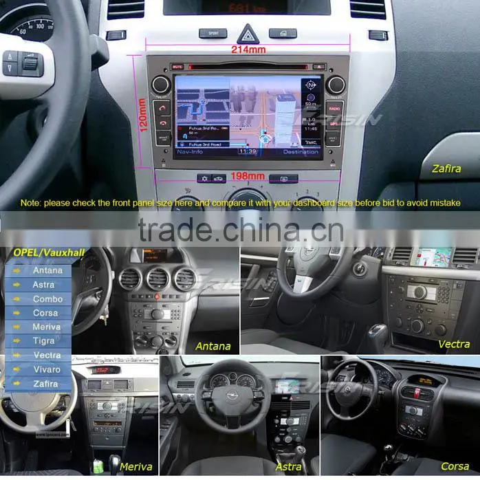 Erisin ES7060P 7" Touch Screen Car Stereo DVD GPS for Zafira 2005